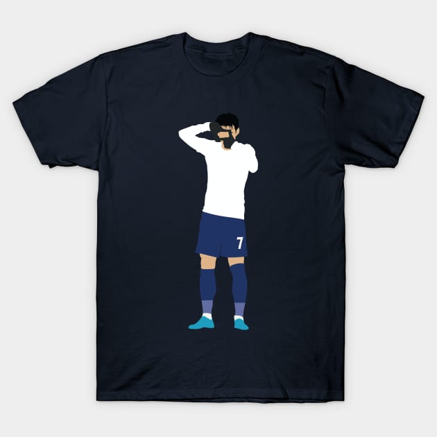 Son Heung-Min Camera Celebration Spurs T-Shirt by Jackshun